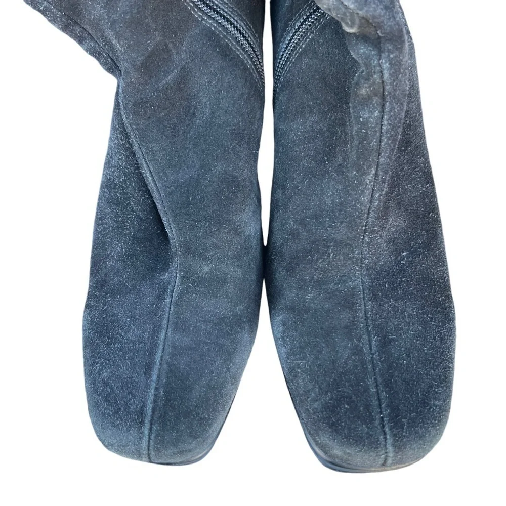 La Canadienne Tall Wedge Suede Boots Size 7.5